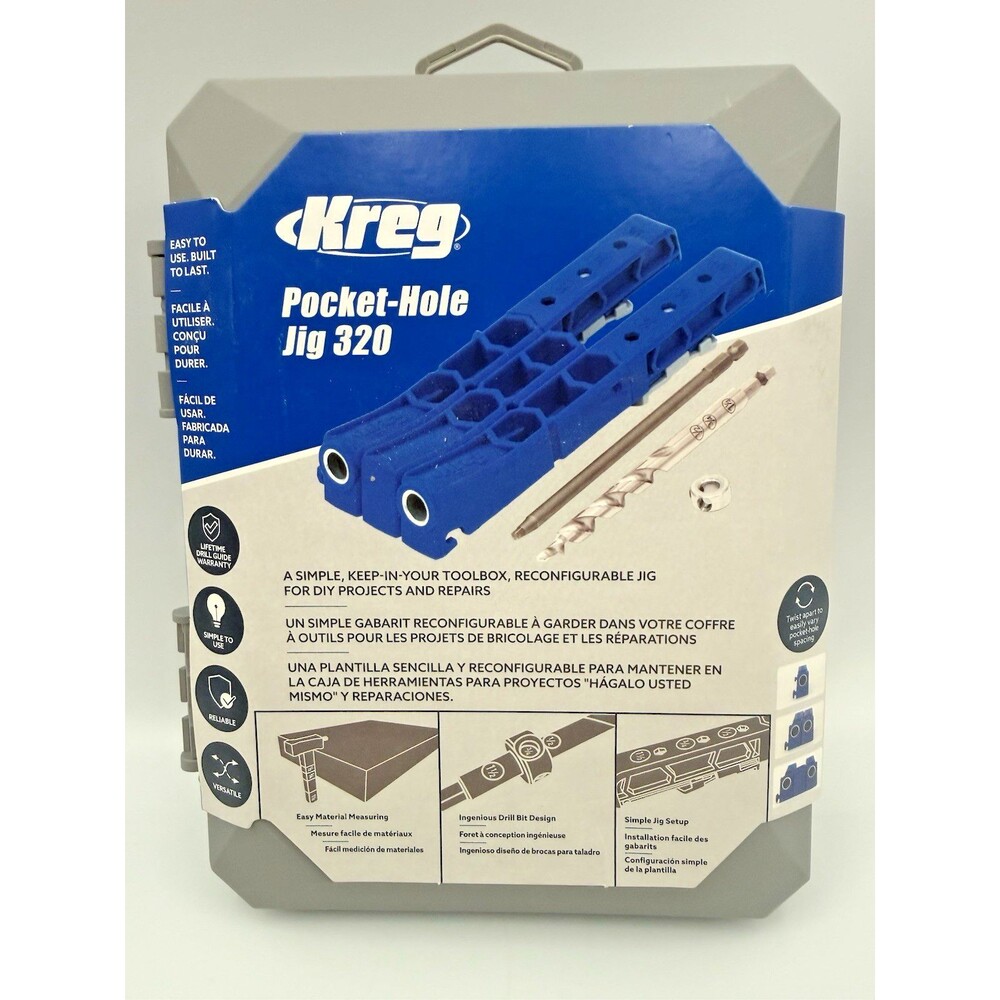 NIP Kreg KPHJ320 Pocket-Hole Jig